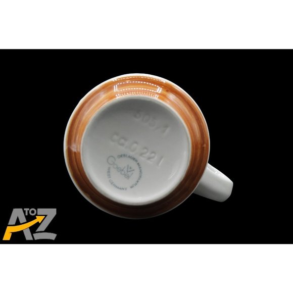 Vintage Goebel Burgund Oeslauer Manufaktur Creamer Pitcher, Bavaria, W. Germany - Picture 6 of 11